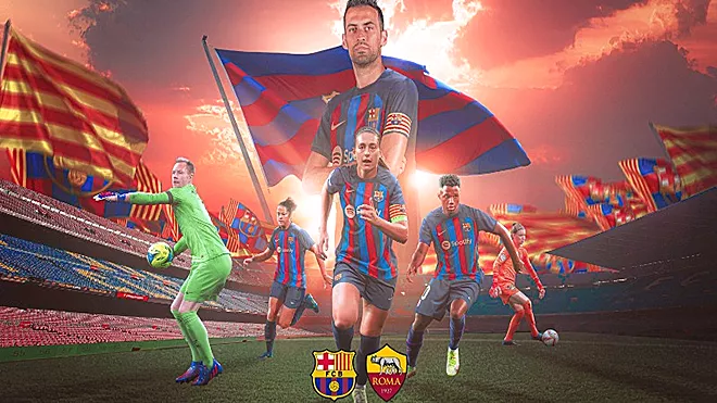 ​برشلونة يواجه روما في كأس خوان جامبر